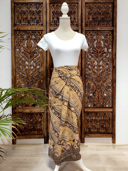 Wikkelrok sarong Laras Salem (met gesp)