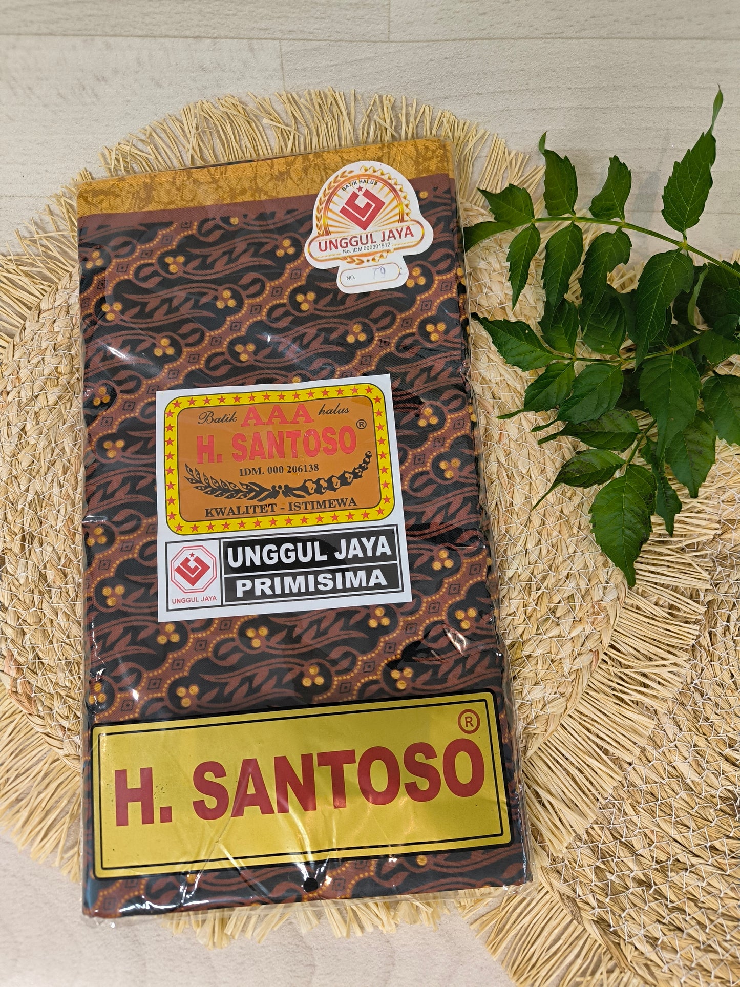 Traditionele sarong Santoso patroon 13
