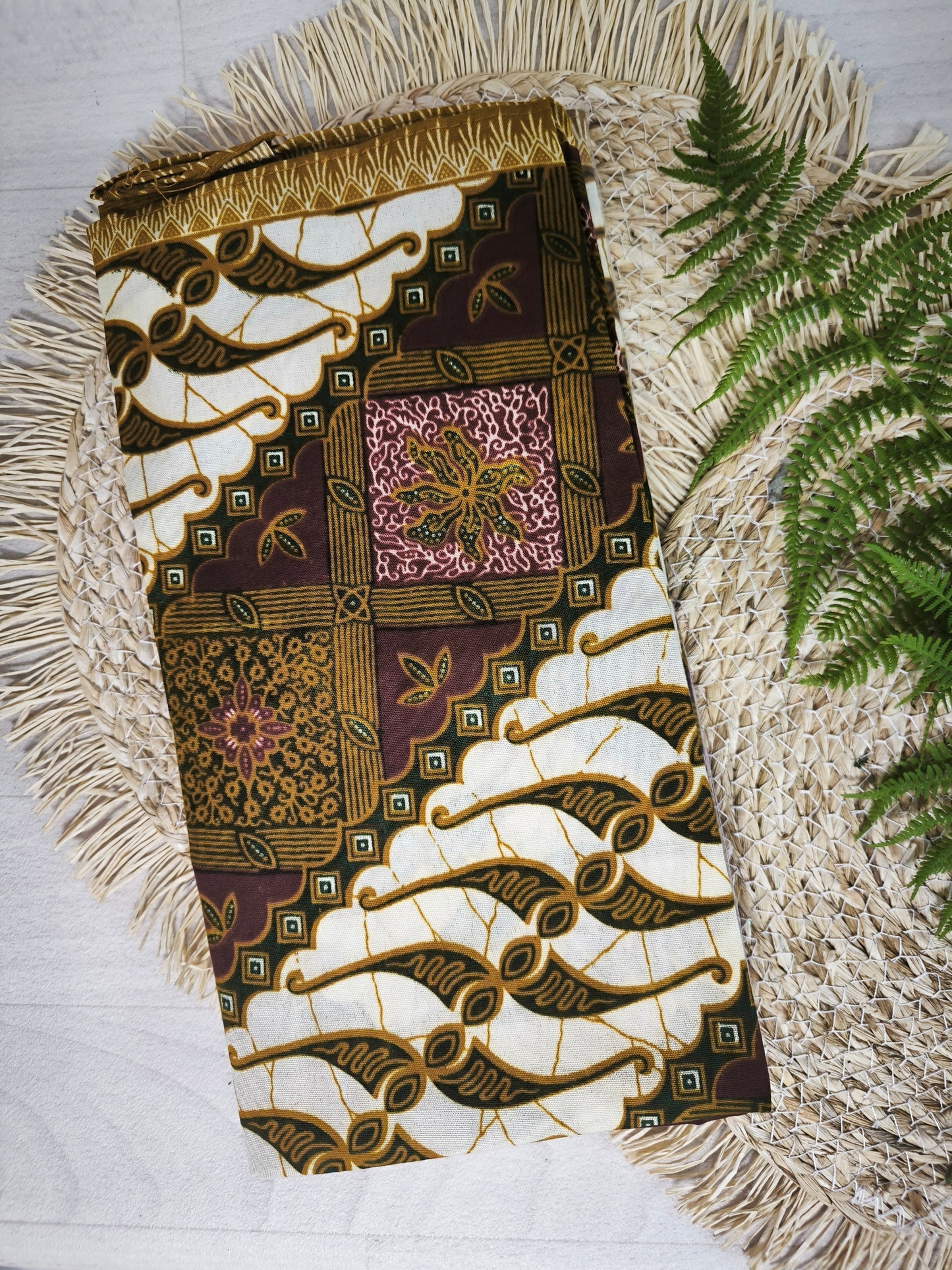 Traditionele sarong Ratu Adil model 4 - roze/paars