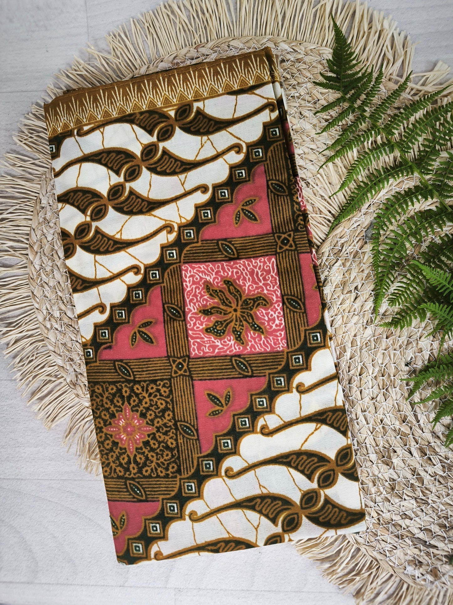 Traditionele sarong Ratu Adil model 4 - roze