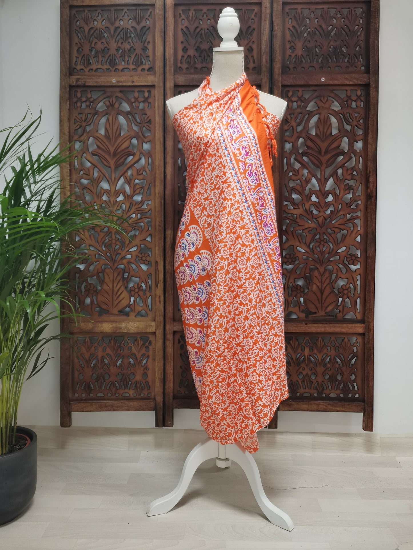 Pareo Mandala oranje