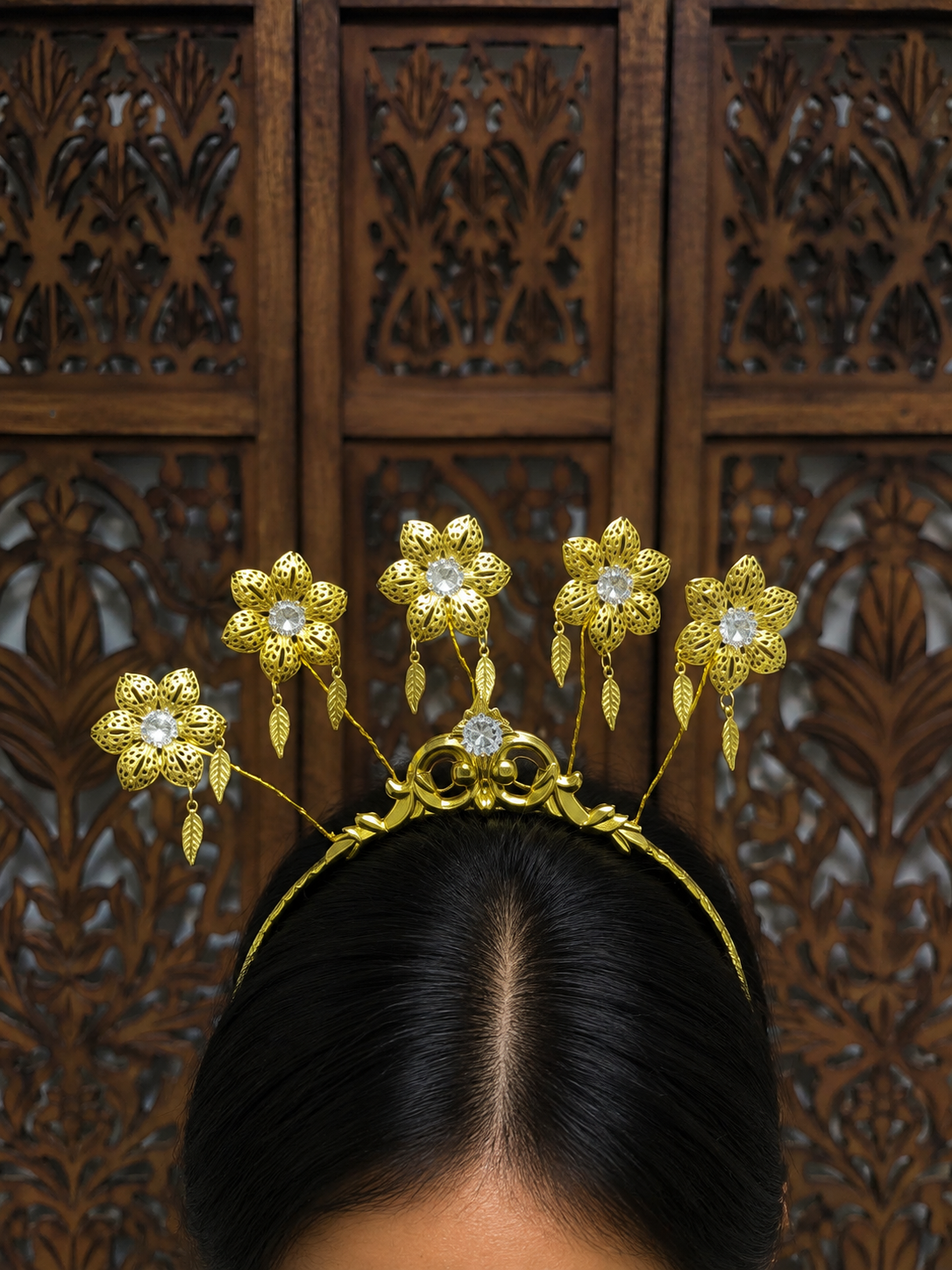 Haarsieraad / Haarband bloemen