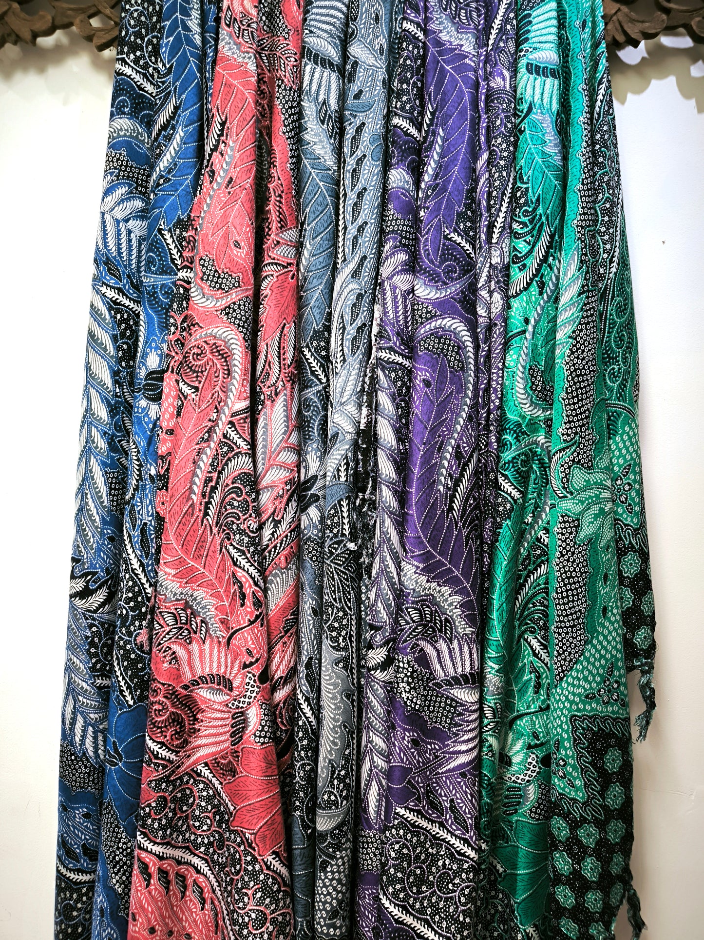 Pareo batik - grijs