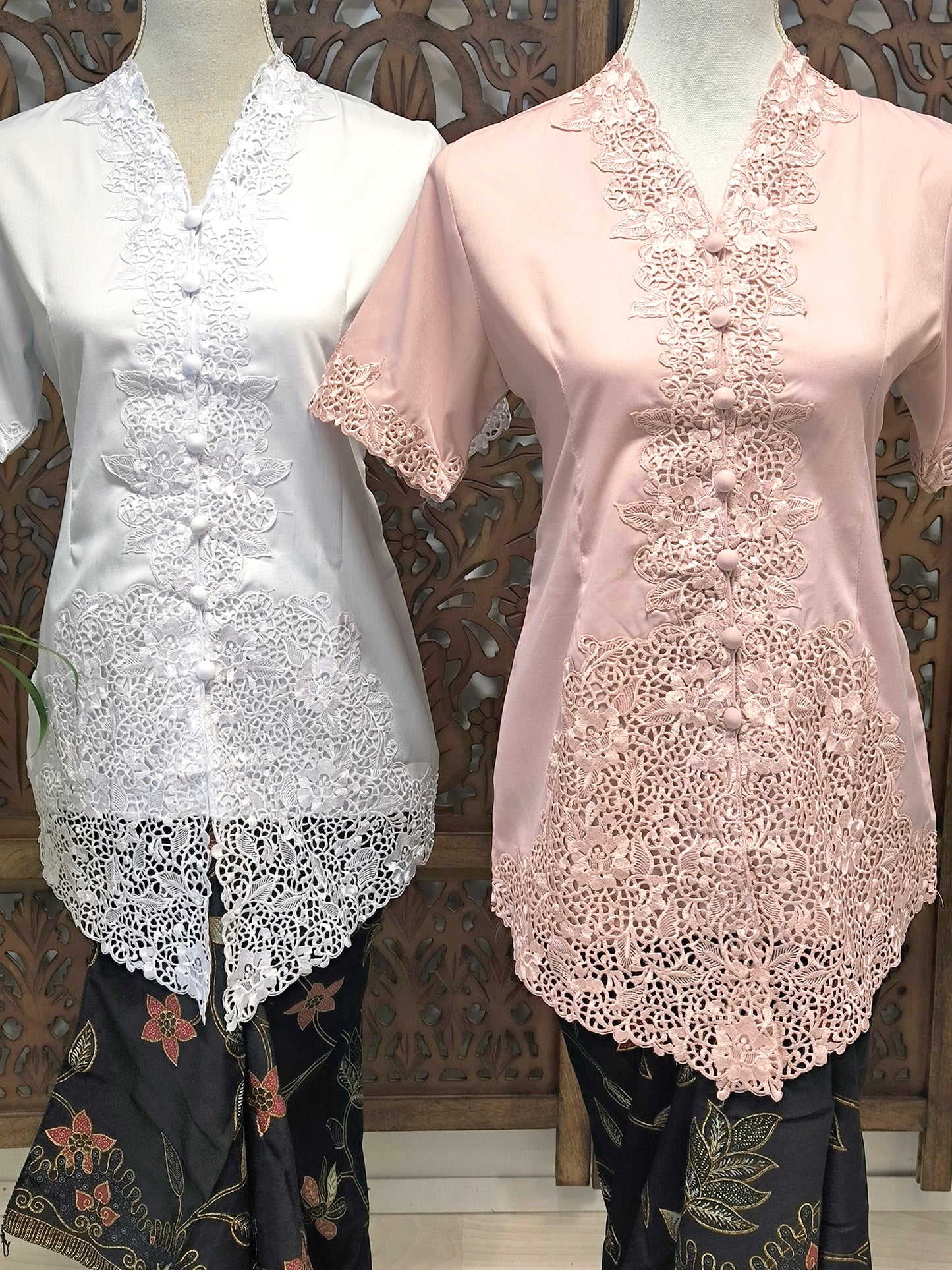 Kebaya met korte mouwen