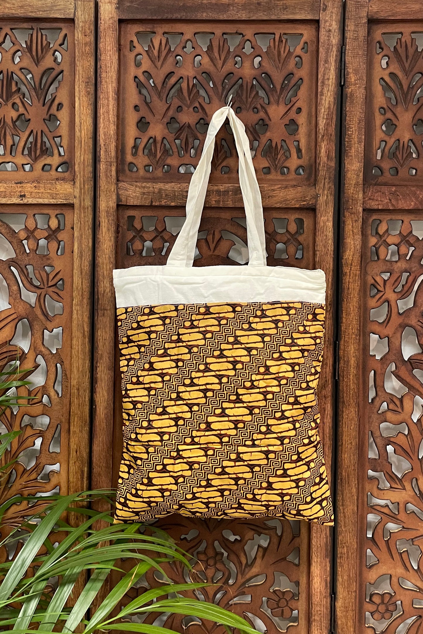 Schoudertas, gevoerd met rits. Tote bag, kleine shopper model 3