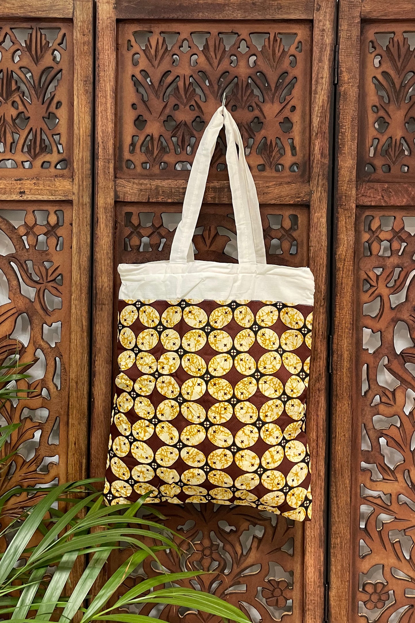 Schoudertas, gevoerd met rits. Tote bag, kleine shopper model 4