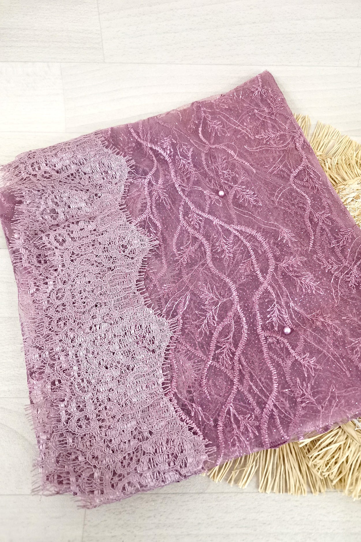 Ruime kebaya blouse, cape, roze, ook voor grote maten