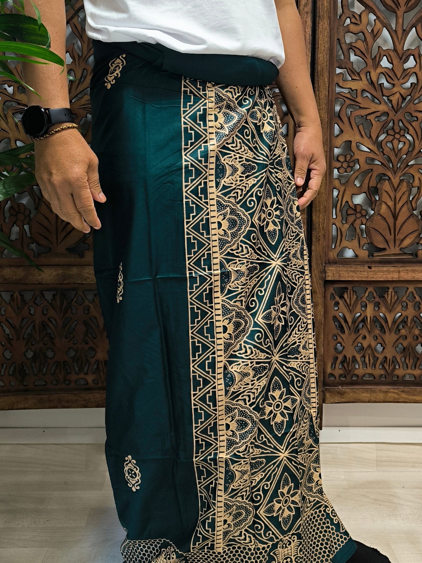 Herensarong, Sarwon hijau, dichtgenaaid