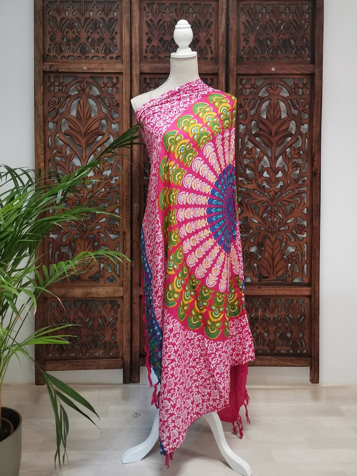 Pareo mandala - fuchsia