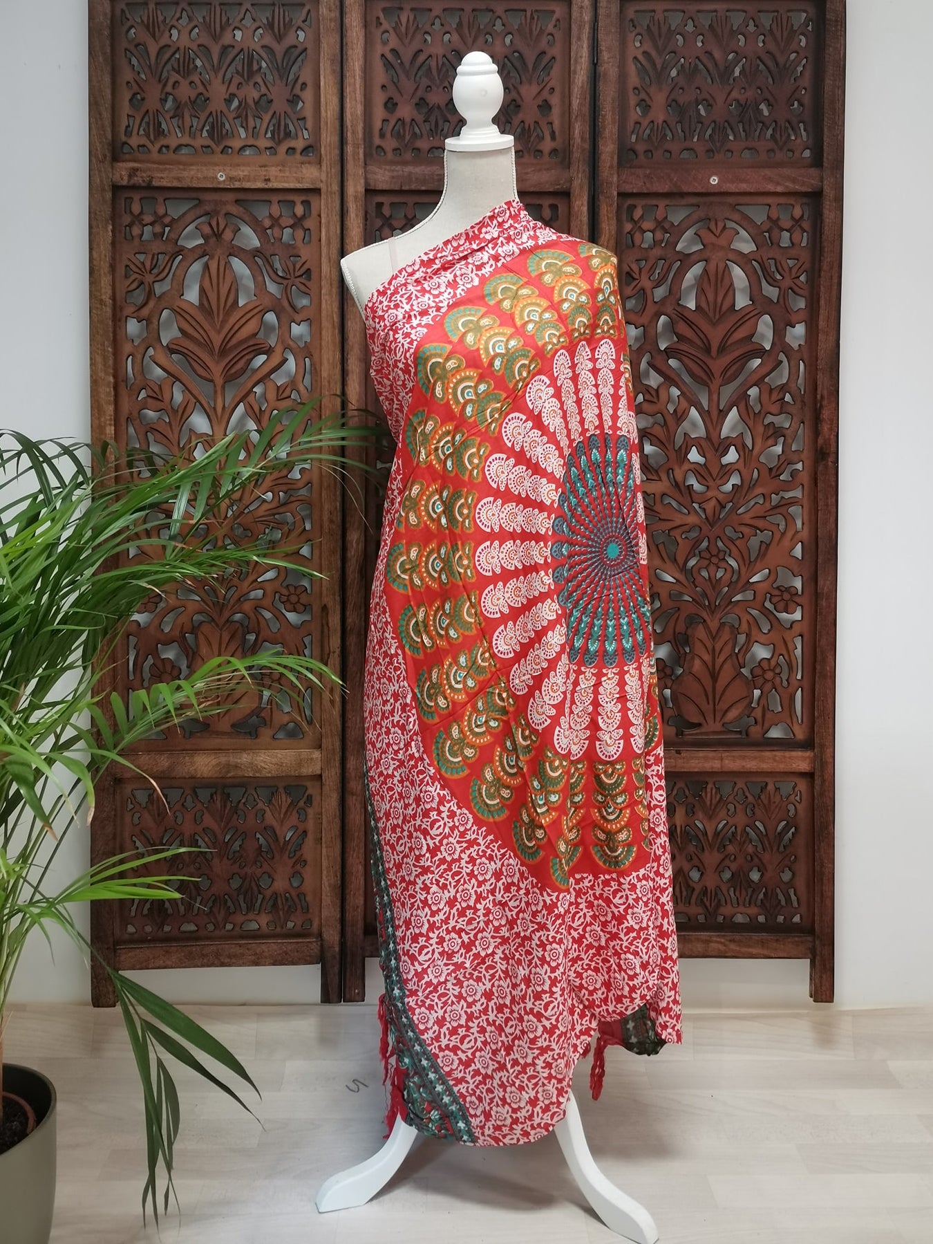 Pareo mandala - rood