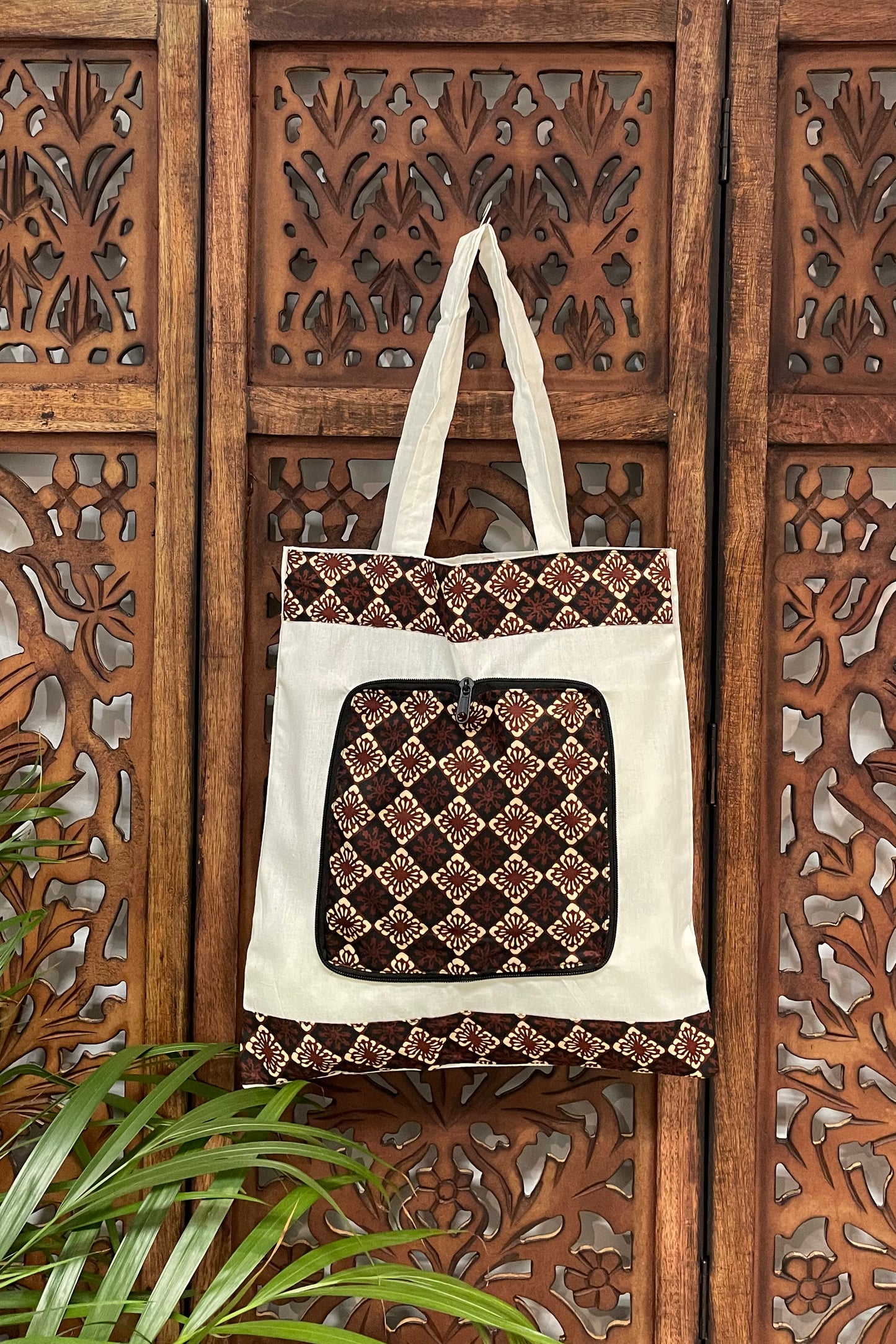 Tas lipat, vouwtasje, boodschappentas model 1