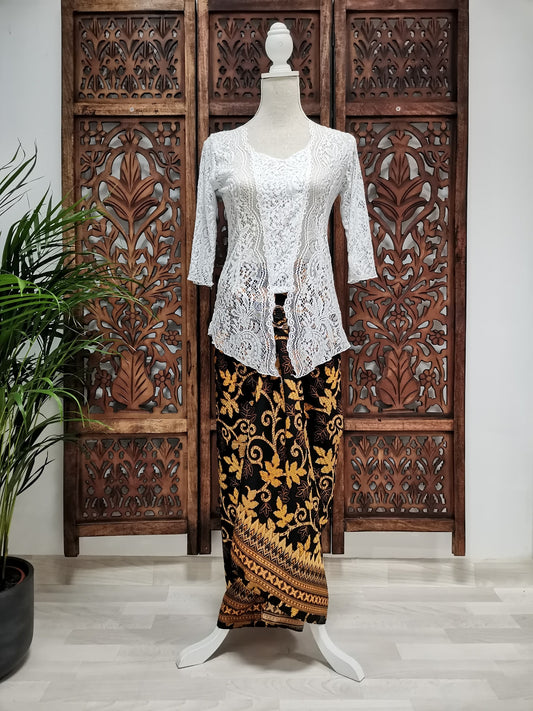 Wikkelrok sarong Paya met gesp