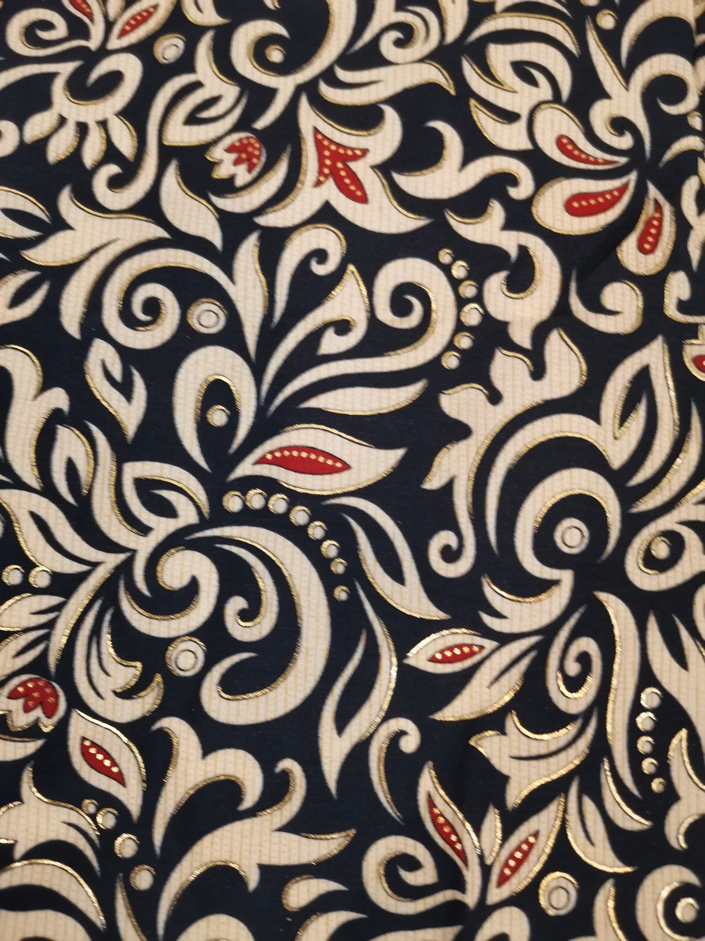 Wikkelrok sarong Cacing Gold met gesp