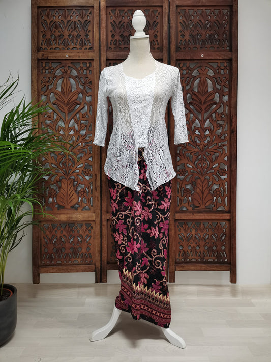 Wikkelrok sarong Paya Fanta met gesp