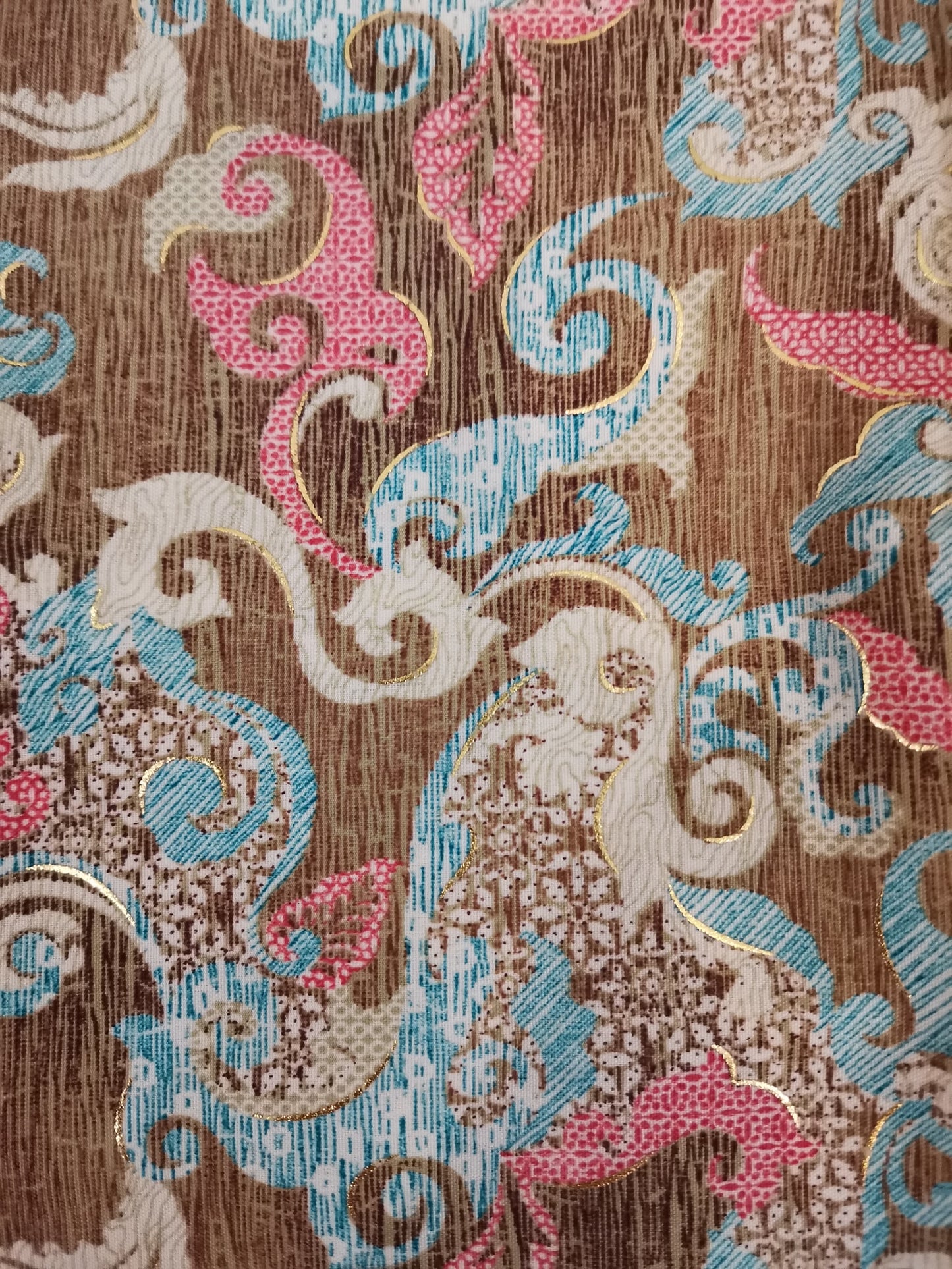 Wikkelrok sarong Fanta of Peach met gesp