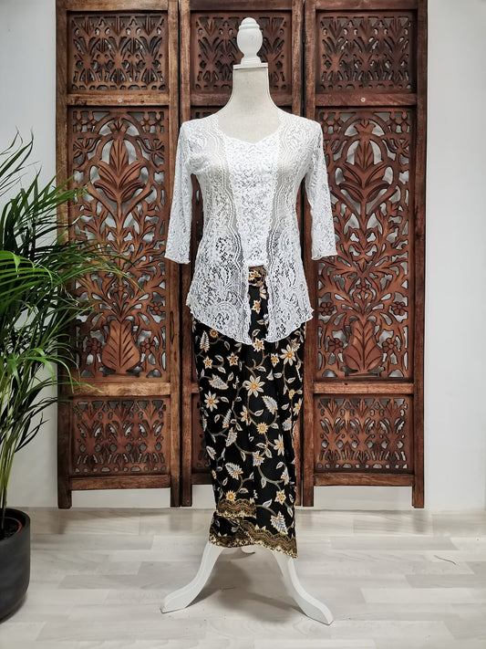 Wikkelrok sarong Melati met gesp