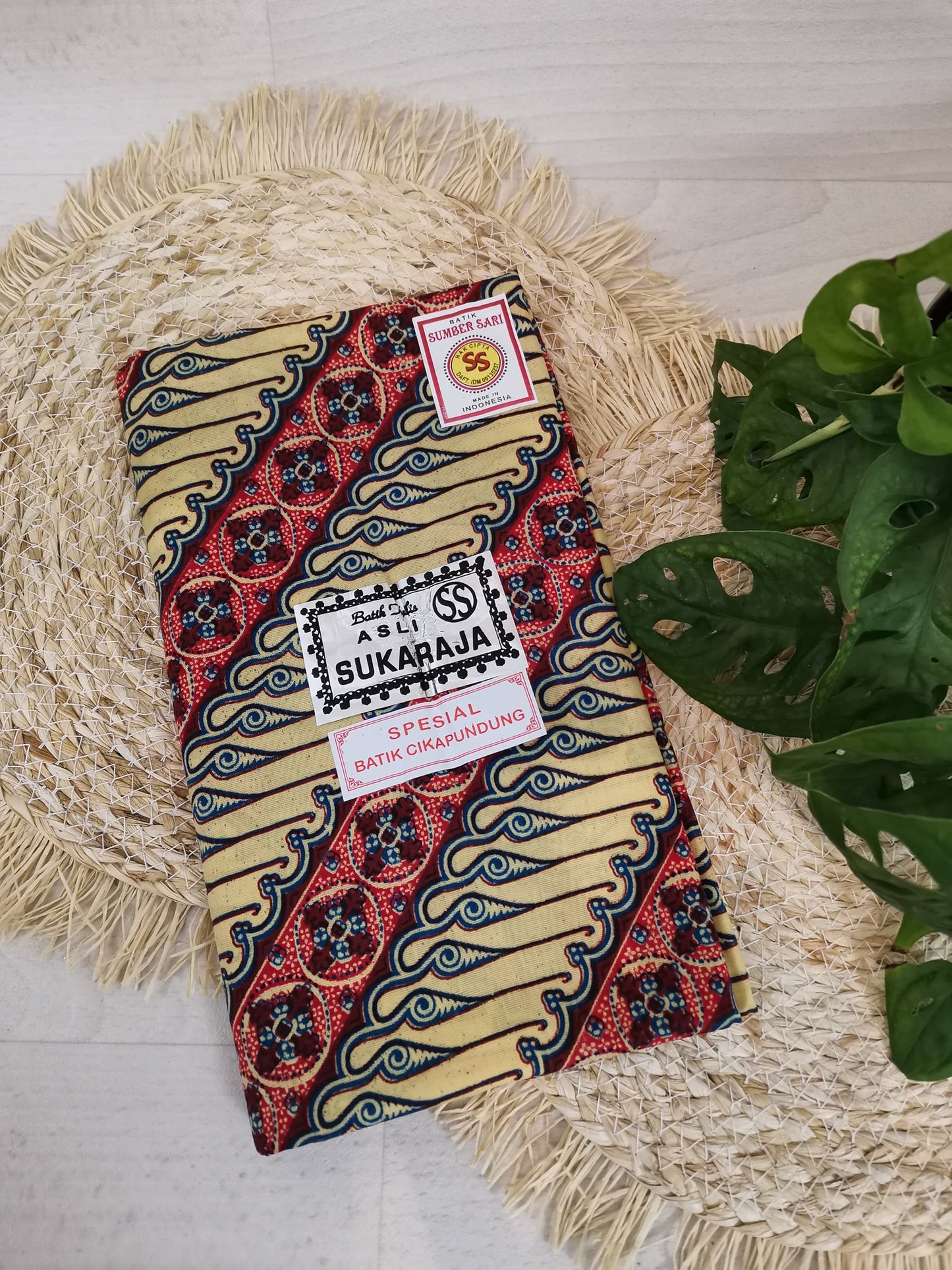 Traditionele sarong Sukaraja patroon 3