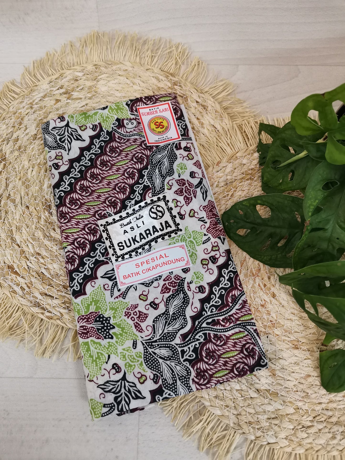 Traditionele sarong Sukaraja patroon 6