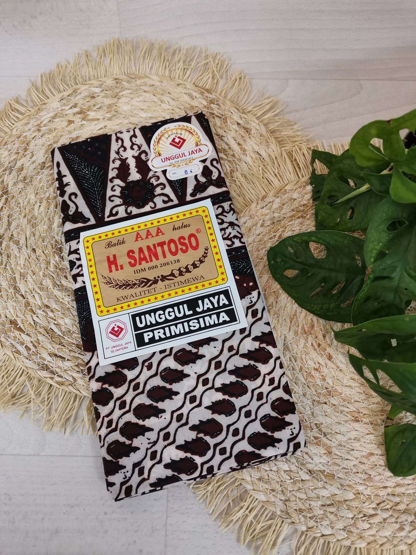 Traditionele sarong Santoso patroon 3