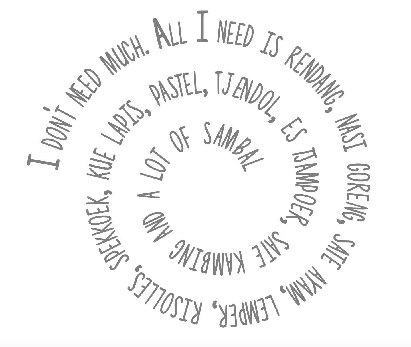 T-shirt All I need is....