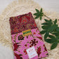 Traditionele sarong Prada Bali Burung, roze met vogels