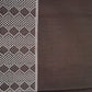 Heren sarong, sarung tenun, geweven en dichtgenaaid, bruin