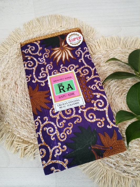 Traditionele sarong Ratu Adil model 2 paars