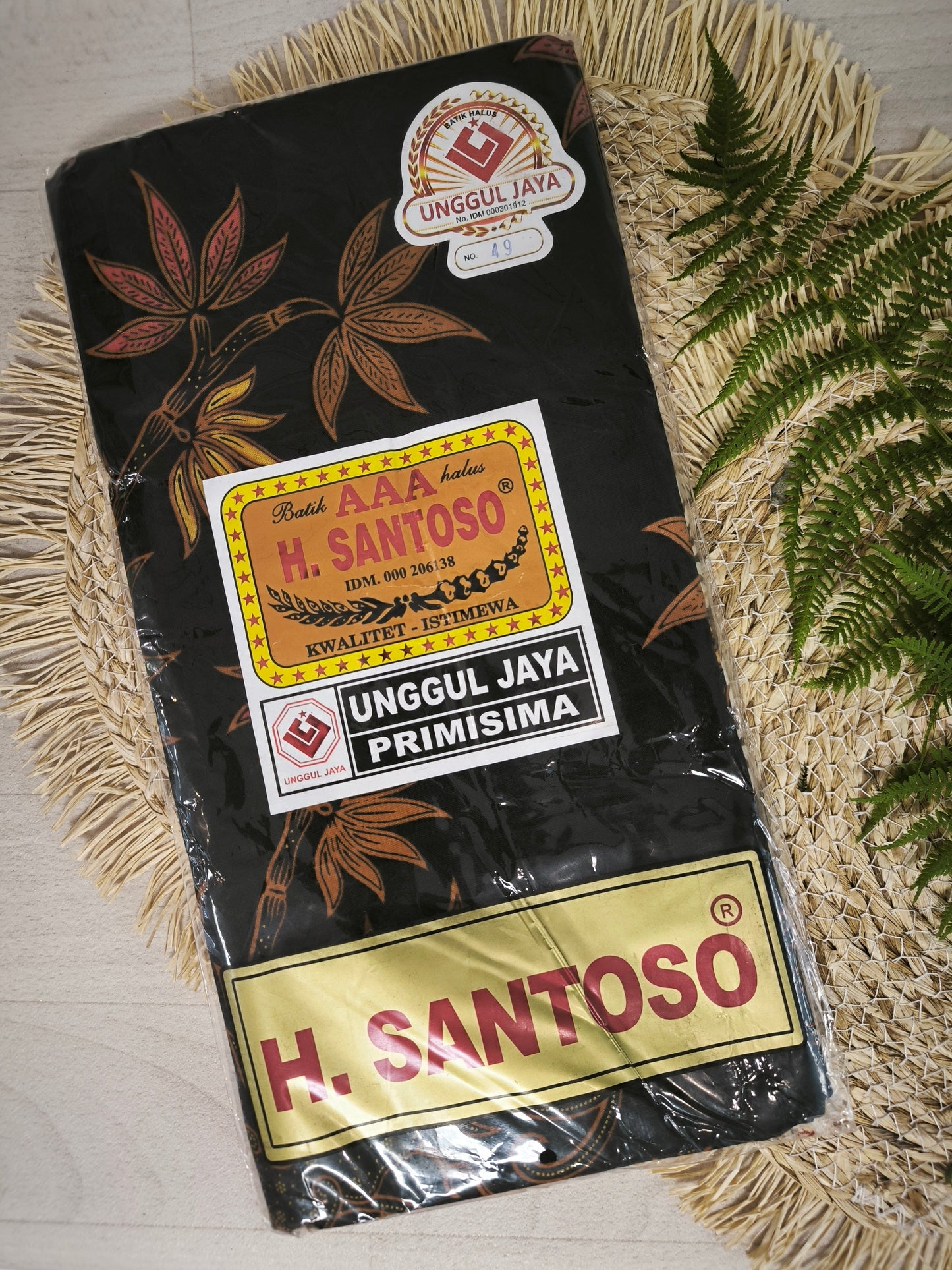 Traditionele sarong Santoso No. 188
