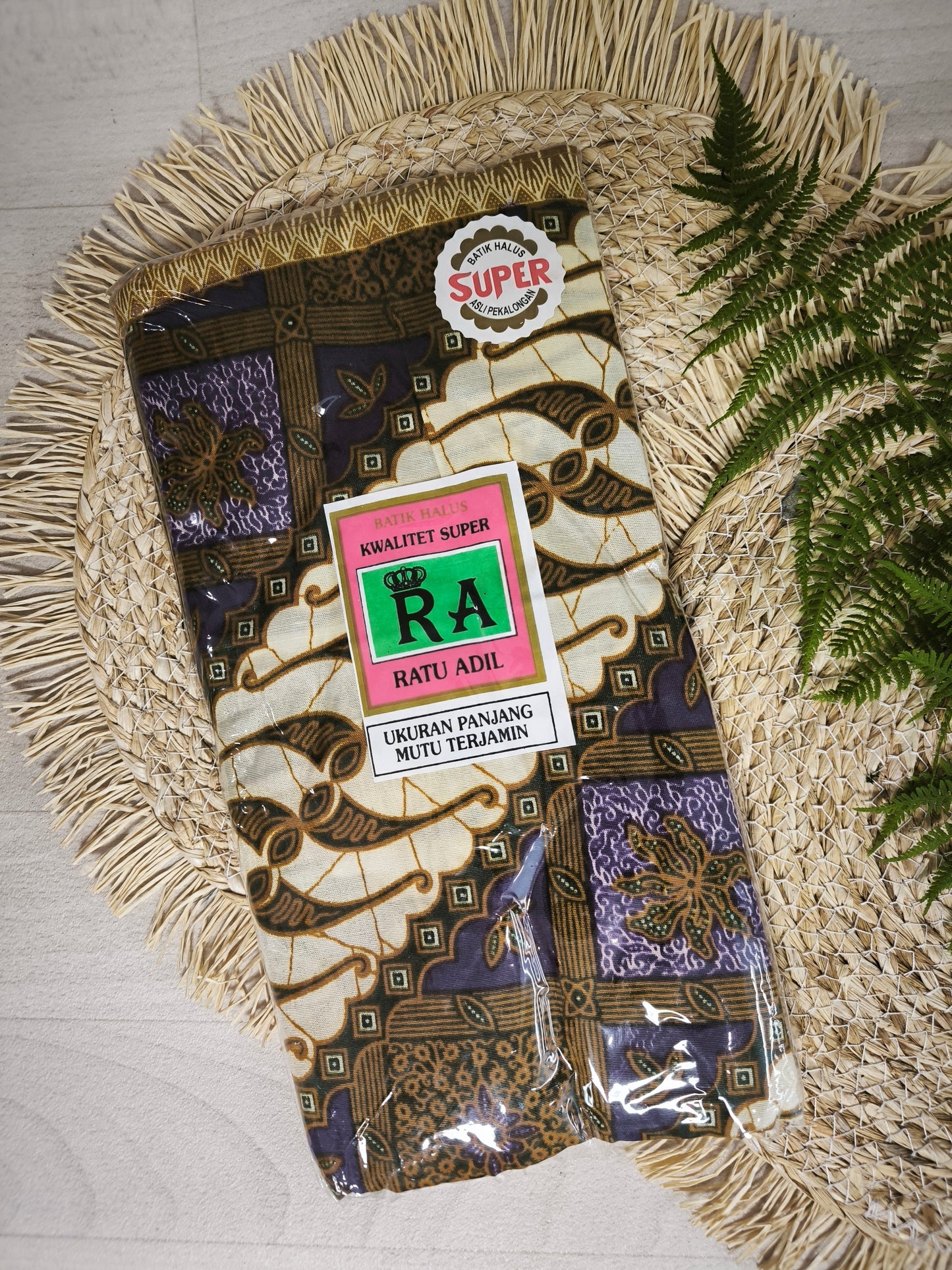 Traditionele sarong Ratu Adil model 4 - paars