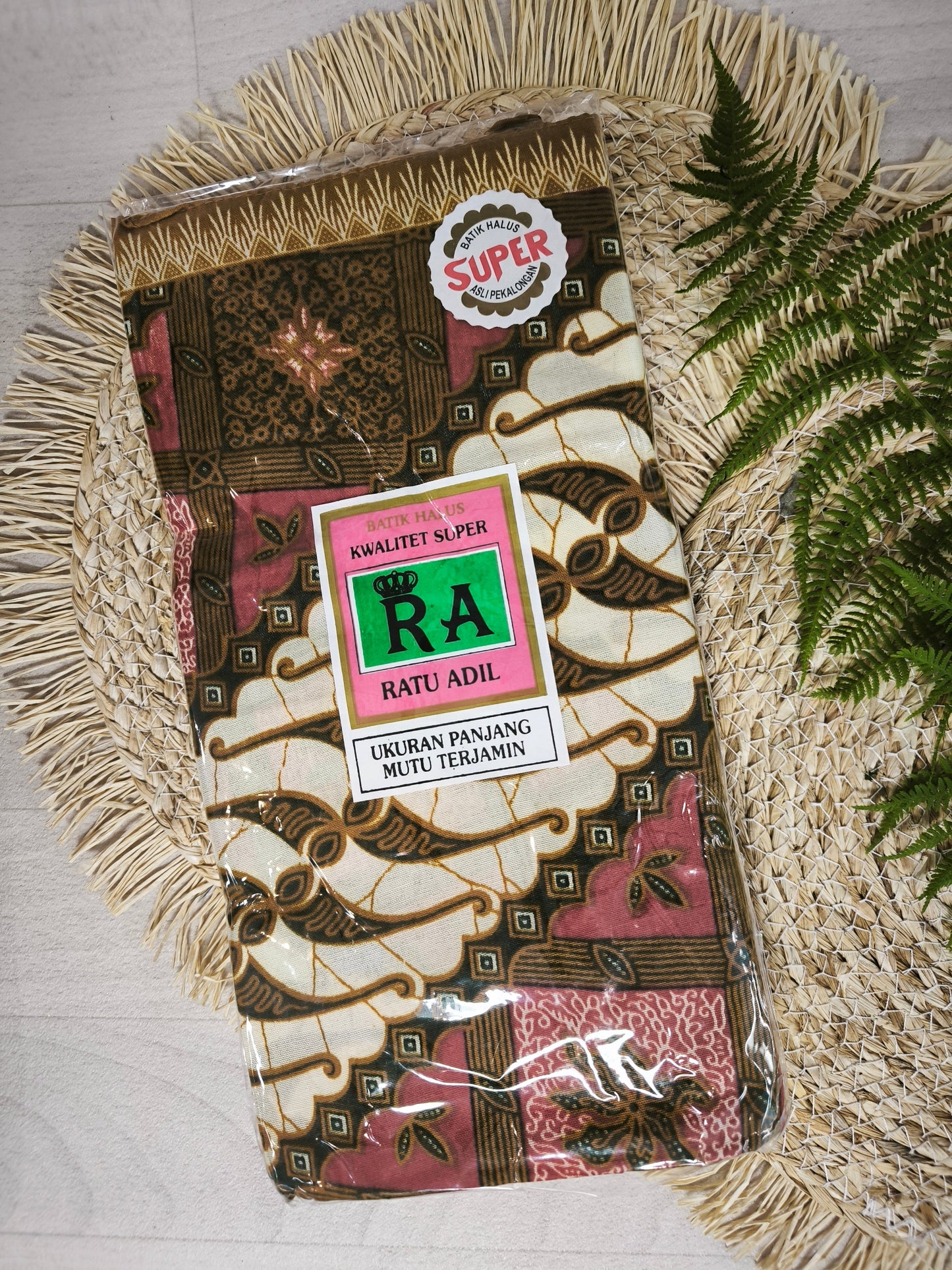 Traditionele sarong Ratu Adil model 4 - roze