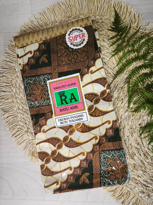 Traditionele sarong Ratu Adil model 4 - groen