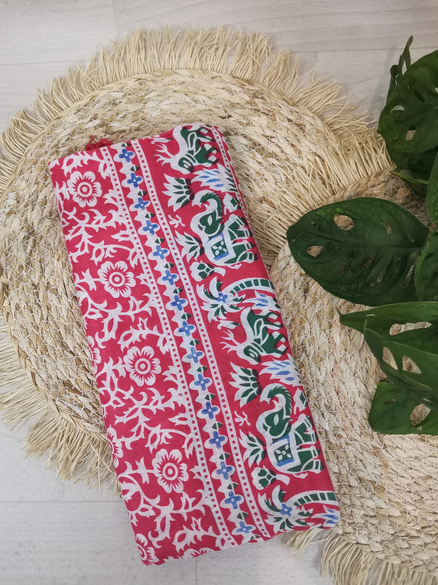 Pareo mandala - lichtblauw - Sarong Batik Pareo mandala - lichtblauw - Sarong Batik