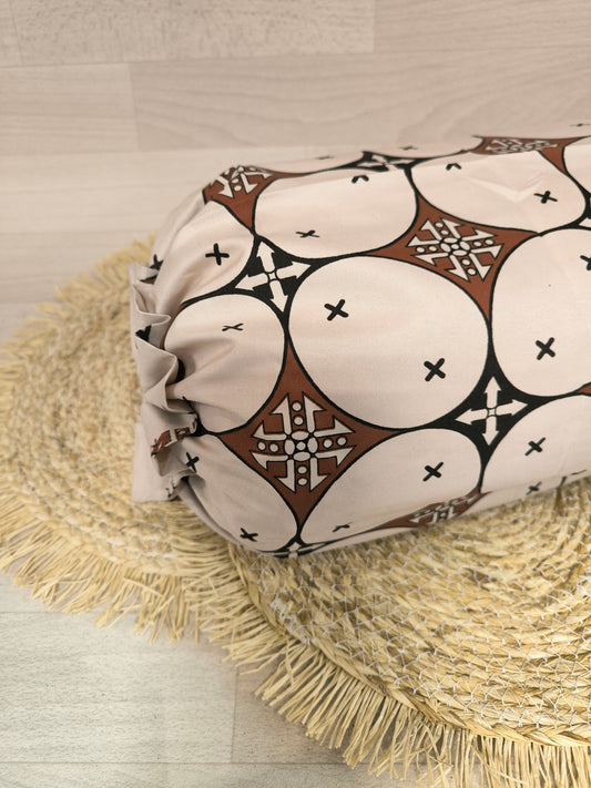 Kussensloop voor bantal guling, batik Kawung