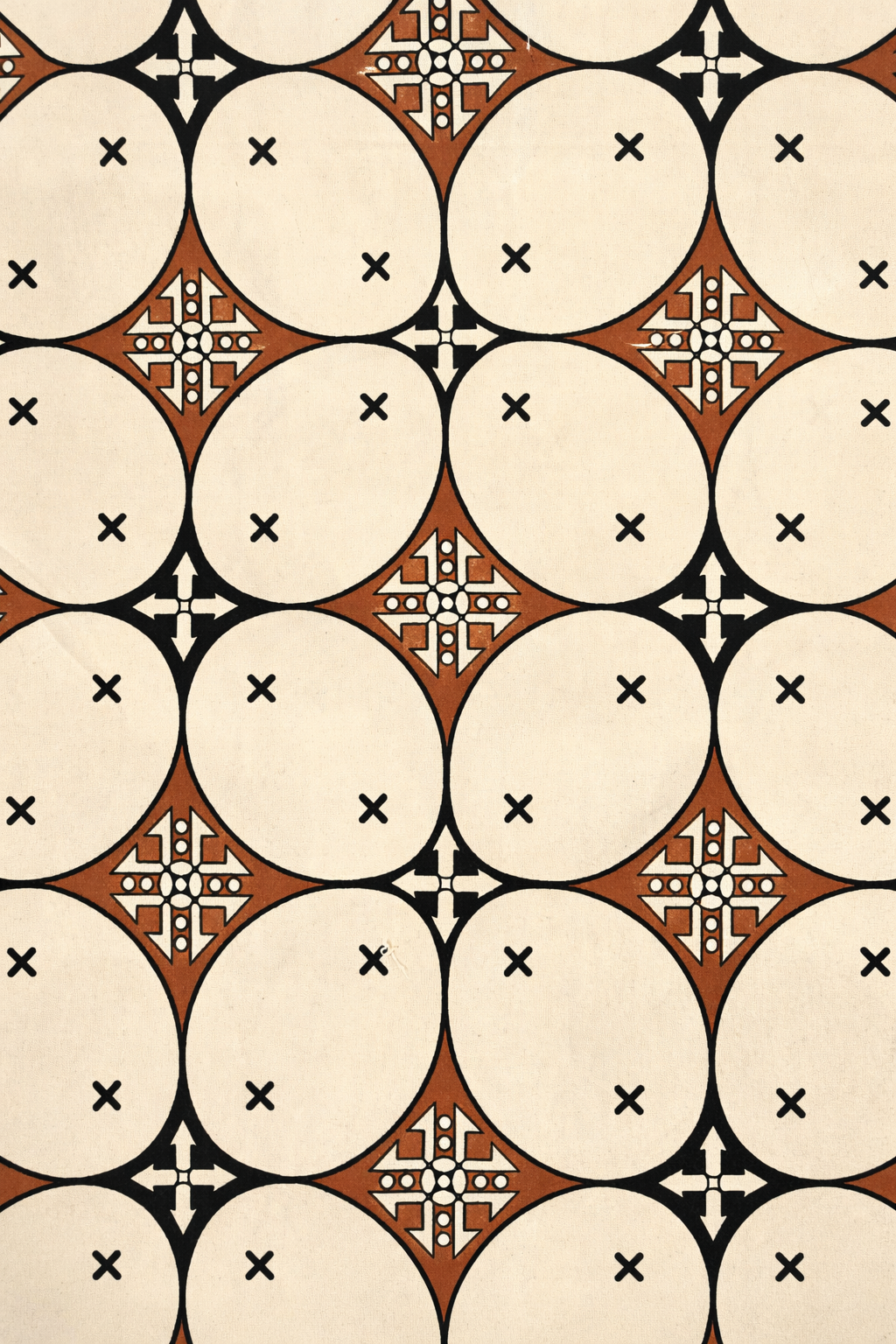 Kussensloop voor bantal guling, batik Kawung
