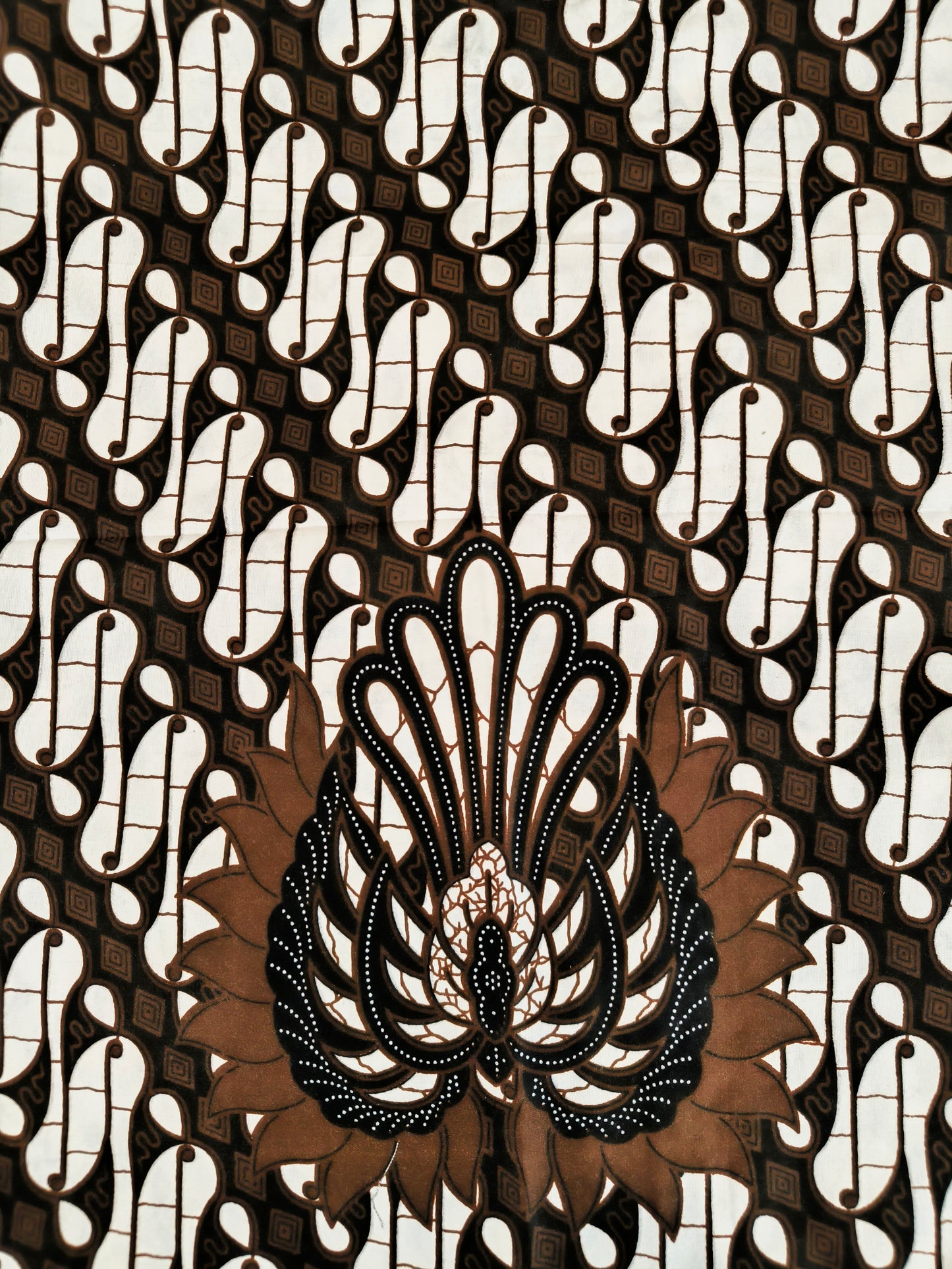 Kussensloop voor bantal guling, batik Parang