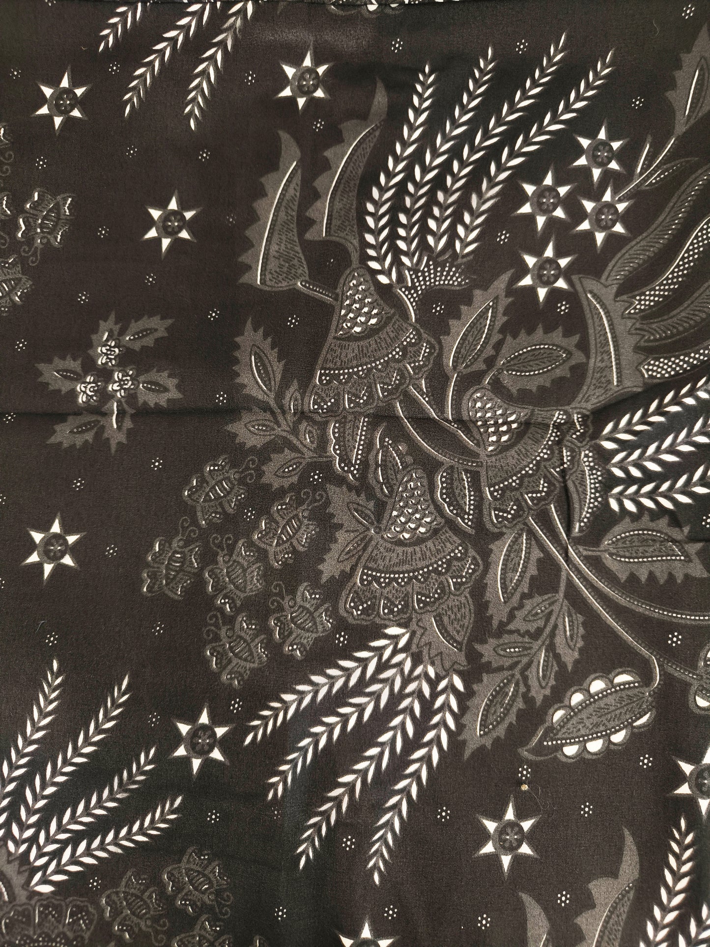 Kussensloop voor bantal guling, batik Manggar Abu