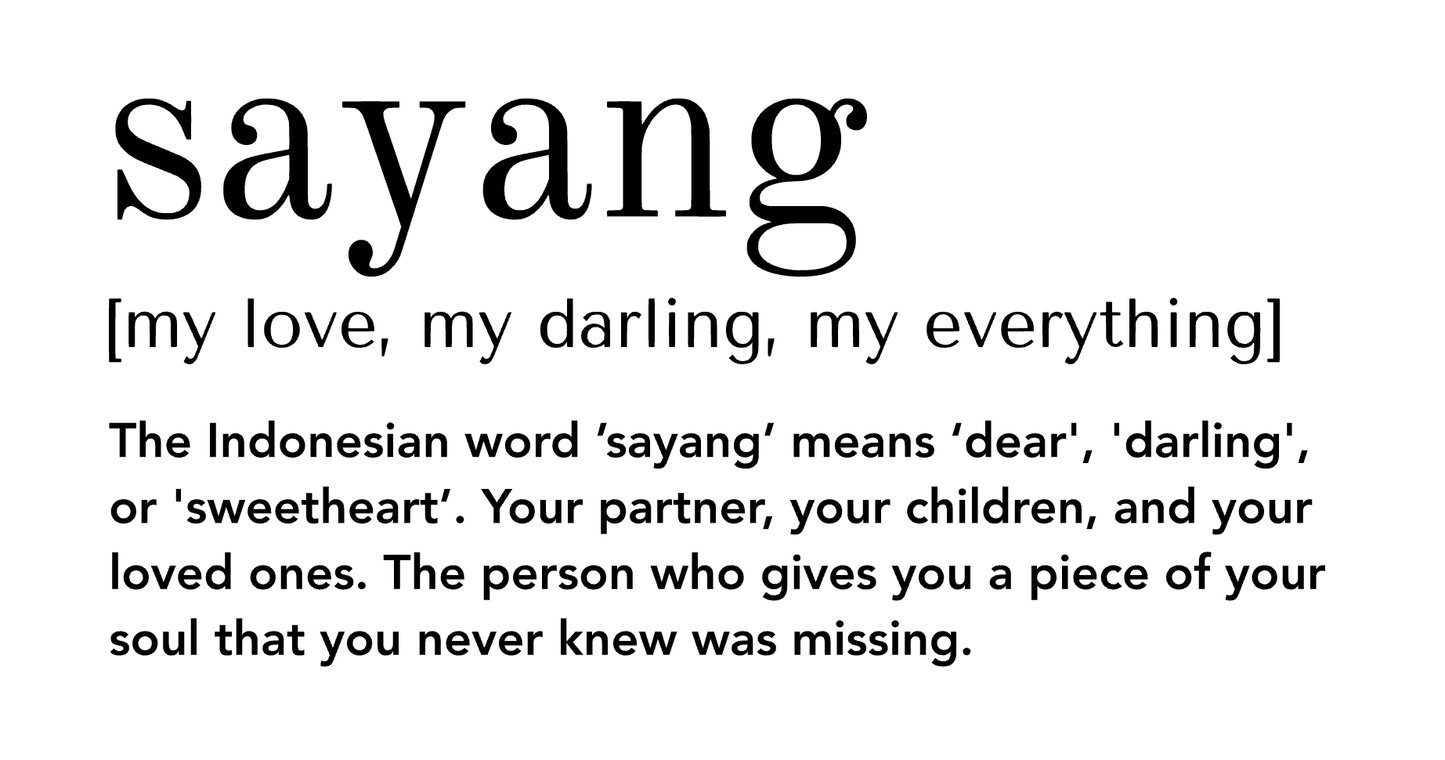 T-shirt Sayang