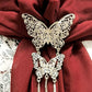 Broche Kebaya / Selendang - Vlinder Zilver