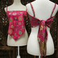 Batik top - fuchsia
