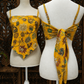 Batik top - geel