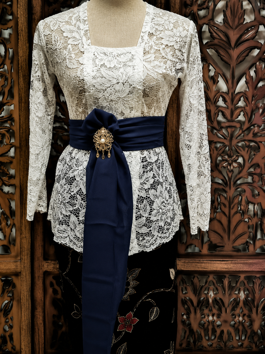 Slendang Navy, zonder broche
