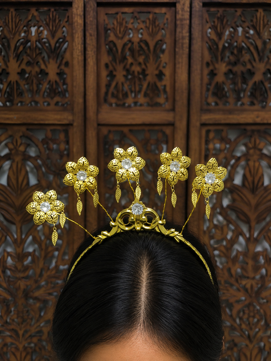 Haarsieraad / Haarband bloemen