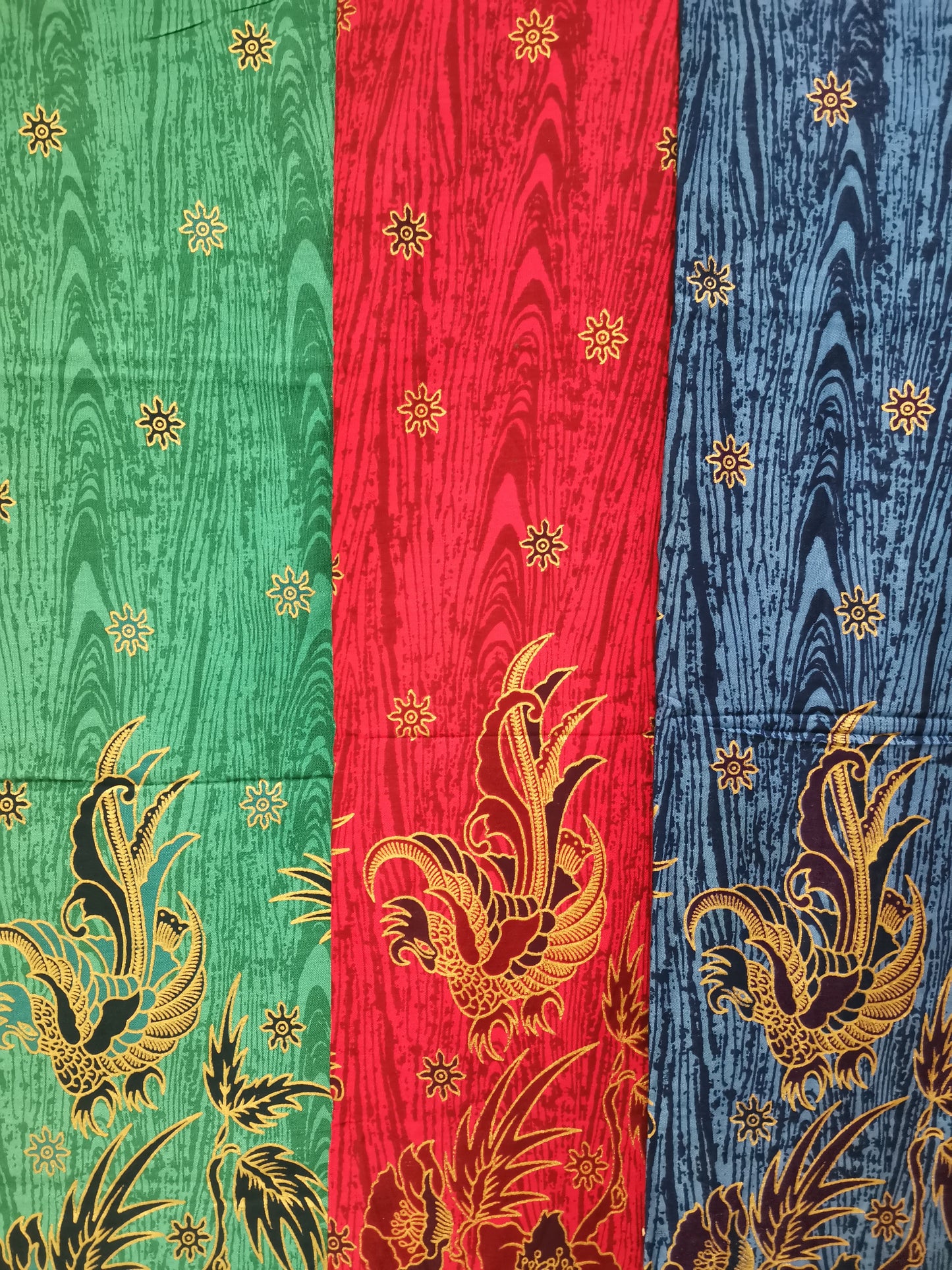 Traditionele sarong Prada Batik Bali - Feniks oranje