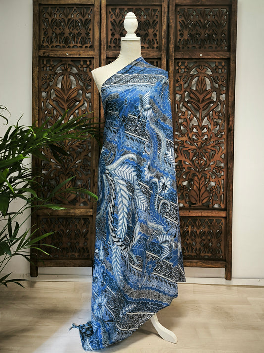 Pareo batik - blauw