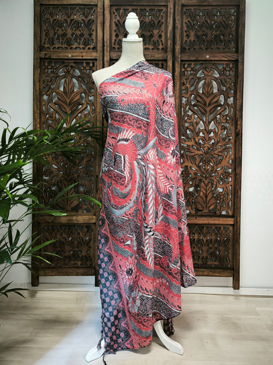 Pareo batik - rood