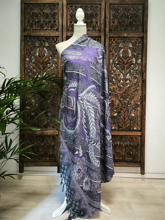 Pareo batik - paars