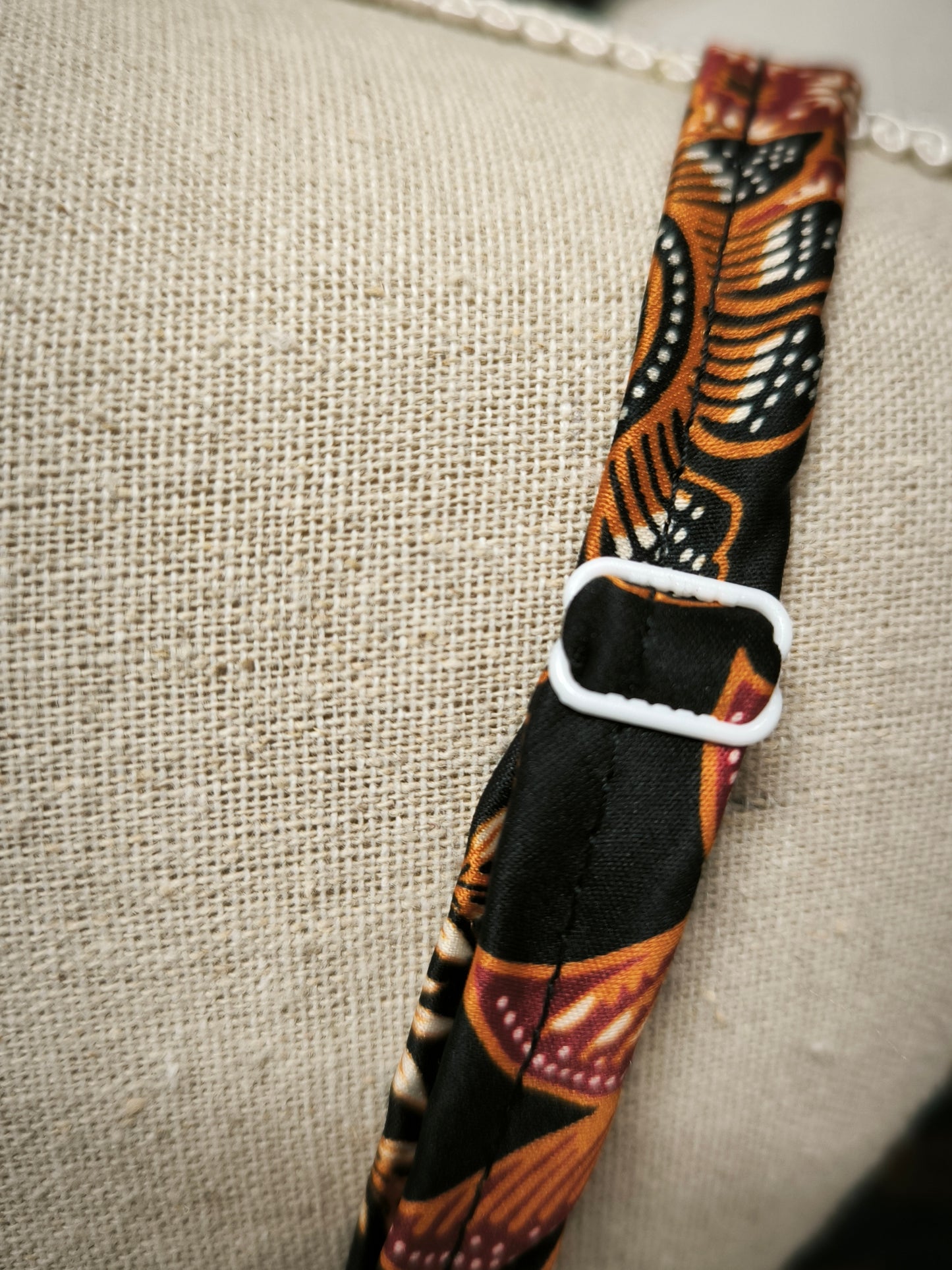 Batik top - zwart