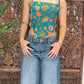 Batik top - groen