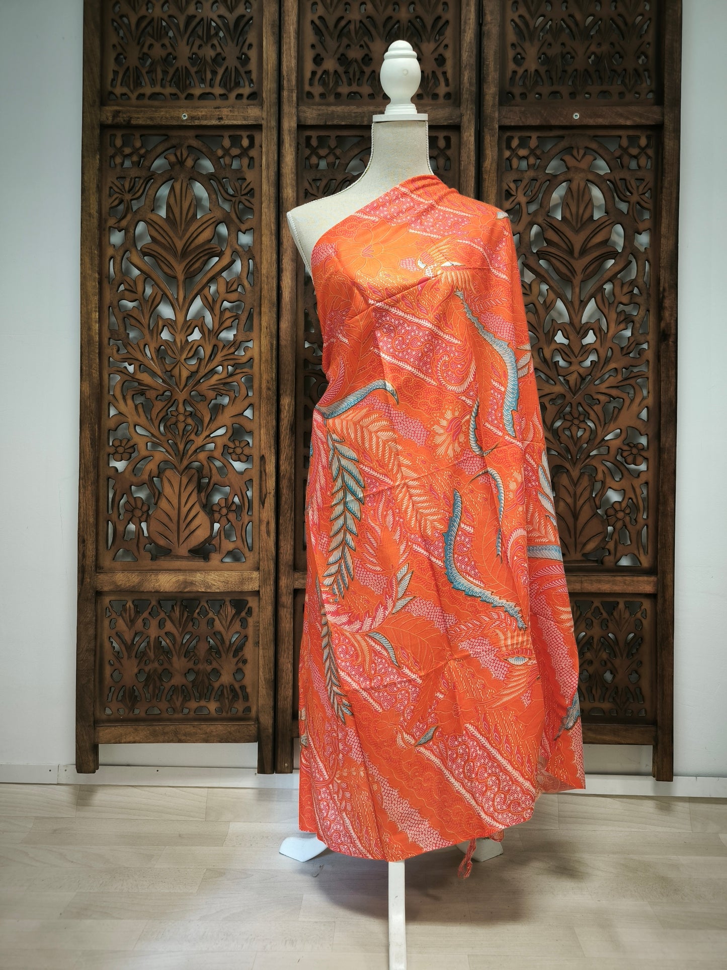 Pareo batik padi - oranje