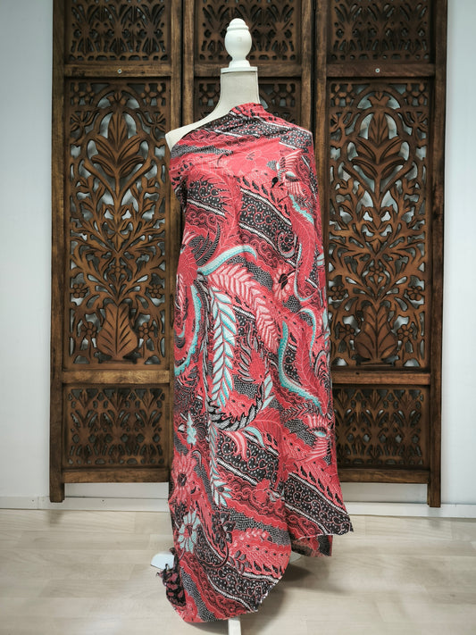 Pareo batik padi- rood